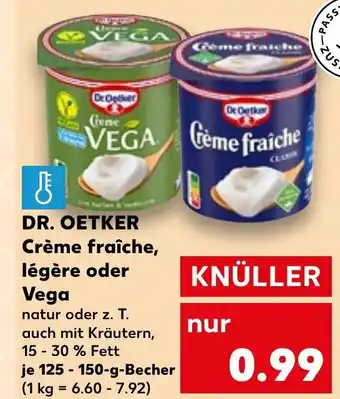 Kaufland DE Dr. oetker crème fraîche, légère oder vega aanbieding