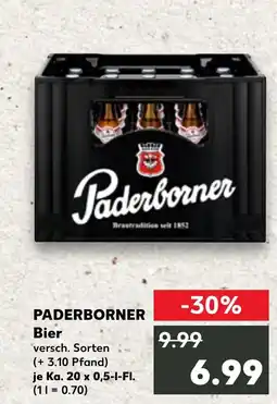 Kaufland DE Paderborner Bier aanbieding