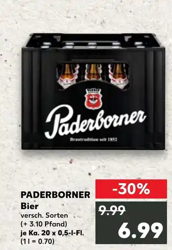 Kaufland DE Paderborner Bier aanbieding
