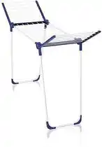 Praxis Leifheit droogrek Pegasus Solid compact 120 wit/blauw aanbieding