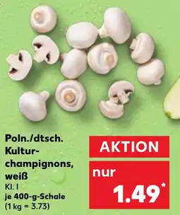 Kaufland DE Poln.dtsch. Kultur- champignons, weiß aanbieding
