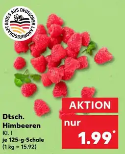 Kaufland DE Dtsch. Himbeeren aanbieding