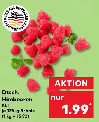 Kaufland DE Dtsch. Himbeeren aanbieding