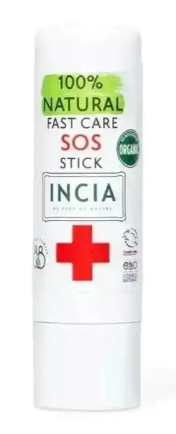 De Online Drogist Incia 100 % Natural Fast Care SOS Stick 6GR aanbieding