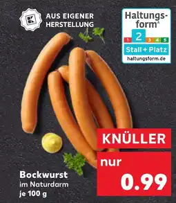 Kaufland DE Bockwurst aanbieding