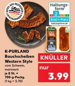 Kaufland DE K PURLAND Bauchscheiben Western Style aanbieding