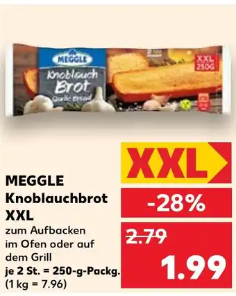 Kaufland DE MEGGLE Knoblauch Brot XXL aanbieding