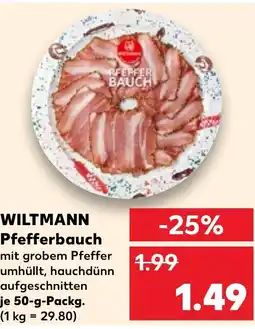 Kaufland DE WILTMANN Pfefferbauch aanbieding
