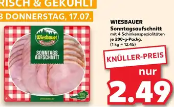 Kaufland DE Wiesbauer Sonntagsaufschnitt aanbieding