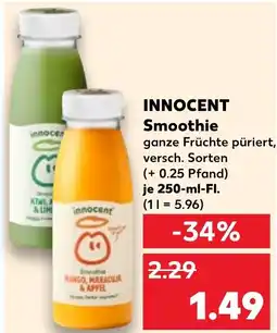 Kaufland DE Innocent Smoothie aanbieding