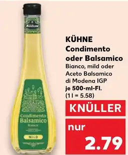 Kaufland DE KÜHNE Condimento oder Balsamico aanbieding