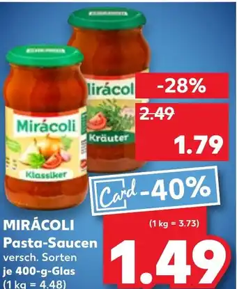 Kaufland DE Miracoli Pasta Saucen aanbieding