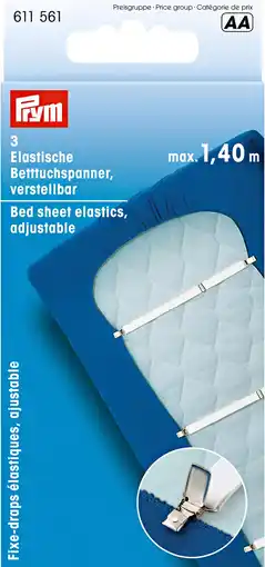 Amazon Prym - Prym Verstelbaar Wit Bed Laken Elastiek - 3 Stukken aanbieding