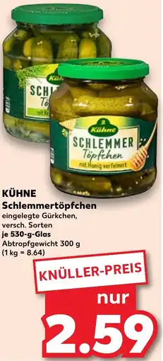 Kaufland DE KÜHNE Schlemmertöpfchen aanbieding