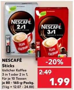 Kaufland DE NESCAFÉ Sticks aanbieding