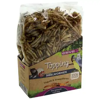 Pets Place Esve Topping Meelwormen - Knaagdiersnack - 70 g aanbieding