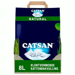 Pets Place Catsan Natural - Kattenbakvulling - 8 l aanbieding