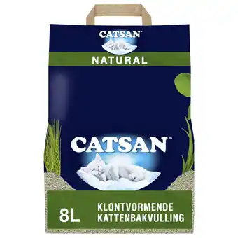 Pets Place Catsan Natural - Kattenbakvulling - 8 l aanbieding