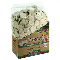 Pets Place Esve Topping Erwtenvlokken - Knaagdiersnack - 225 g aanbieding