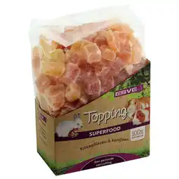 Pets Place Esve Topping Papaya - Knaagdiersnack - 250 g aanbieding