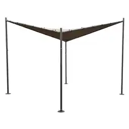 Van Cranenbroek Pergola Trino 3 x 3 m Taupe aanbieding