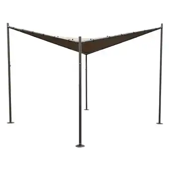 Van Cranenbroek Pergola Trino 3 x 3 m Taupe aanbieding