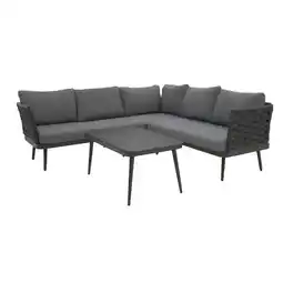 Van Cranenbroek Loungeset Sulden antraciet + kussens aanbieding