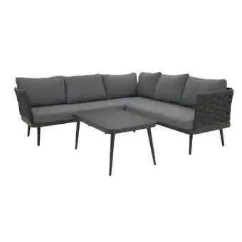 Van Cranenbroek Loungeset Sulden antraciet + kussens aanbieding