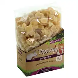 Pets Place Esve Topping Ananas - Knaagdiersnack - 250 g aanbieding