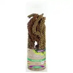Pets Place Esve Pet Bouquet Koker Trosgierst - Vogelsnack - 200 g aanbieding