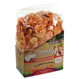 Pets Place Esve Topping Wortelvlokken - Knaagdiersnack - 150 g aanbieding
