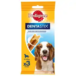 Pets Place Pedigree Dentastix - Hondensnacks - Denta 3 stuks Medium aanbieding