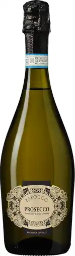 Wijnvoordeel 1 fles Barocco Prosecco Extra Dry aanbieding