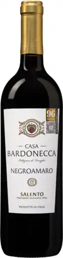 Wijnvoordeel Casa Bardonecca Negroamaro aanbieding