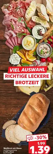 Kaufland DE Weißbrot mit Glanz aanbieding