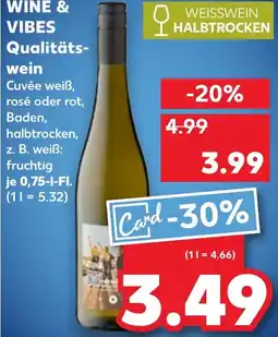 Kaufland DE WINE & VIBES Qualitäts wein aanbieding