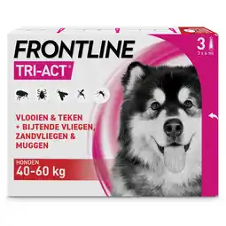 Pets Place Frontline Frontline Tri-Act Xl - Apotheek - 6 ml 3 pip 40- 60 Kg Xl aanbieding