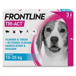 Pets Place Frontline Frontline Tri-Act M - Apotheek - 2 ml 3 pip 10-20 Kg M aanbieding