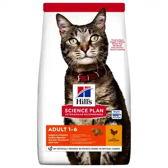 Pets Place Hill's Feline Adult - Kattenvoer - Kip 10 kg aanbieding