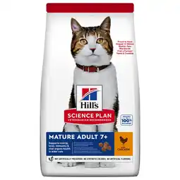Pets Place Hill's Mature Adult - Kattenvoer - Kip 10 kg aanbieding
