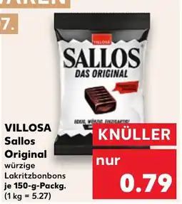 Kaufland DE VILLOSA Sallos Original aanbieding