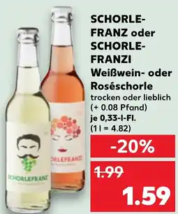 Kaufland DE Schorle franz oder schorle franzi aanbieding