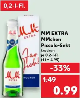 Kaufland DE MM EXTRA MMchen Piccolo Sekt aanbieding