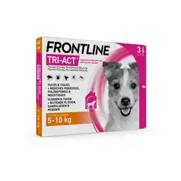Pets Place Frontline Frontline Tri-Act S - Apotheek - 1 ml 3 pip 5-10 Kg S aanbieding