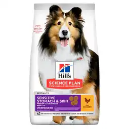 Pets Place Hill's Canine Adult Sensitive Stomach & Skin Medium - Hondenvoer - Kip 14 kg aanbieding