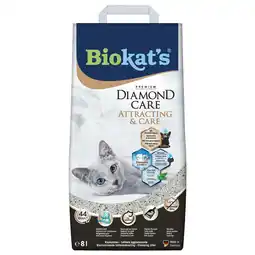 Pets Place Biokat's Diamond Care Attracting & Care - Kattenbakvulling - 8 l aanbieding