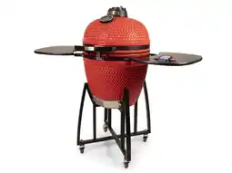 Pets Place Patton Premium Kamado 21inch Red Devil - Barbecue - Ø 47 cm 77 kg Rood Zwart aanbieding