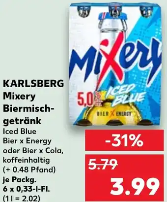Kaufland DE Karlsberg Mixery Biermisch getränk aanbieding