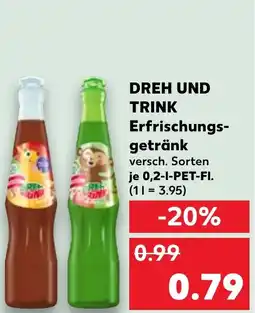 Kaufland DE Dreh und trink Erfrischungs getränk aanbieding