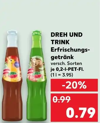 Kaufland DE Dreh und trink Erfrischungs getränk aanbieding
